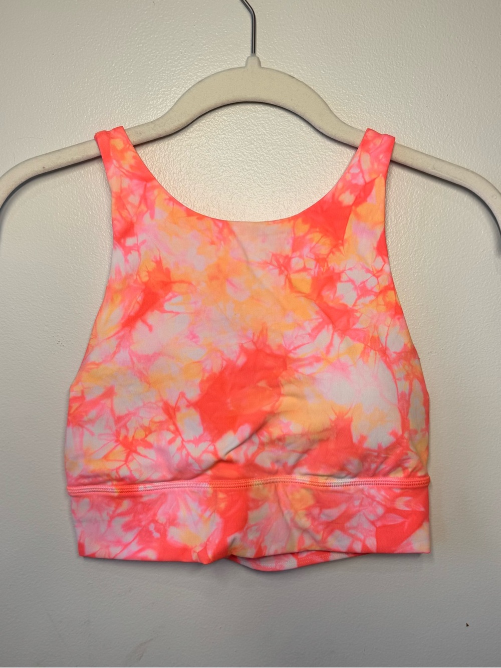 Lululemon Energy Bra High Neck Long Line Shibori
White Grapefruit Florid Orange